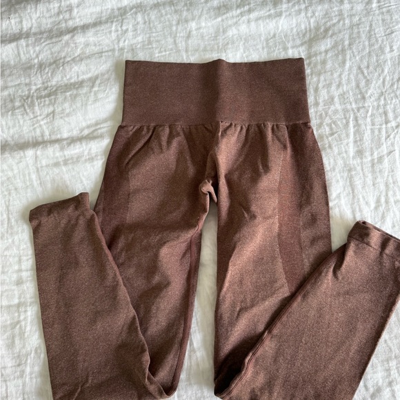 NVGTN Mocha Contour Seamless Leggings-Mocha-size xs - Picture 7 of 8